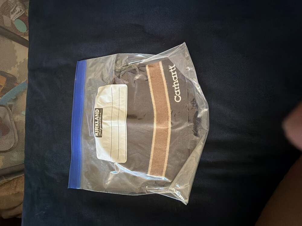 Carhartt Striped Knit Beanie Hat - Picture 3 of 3